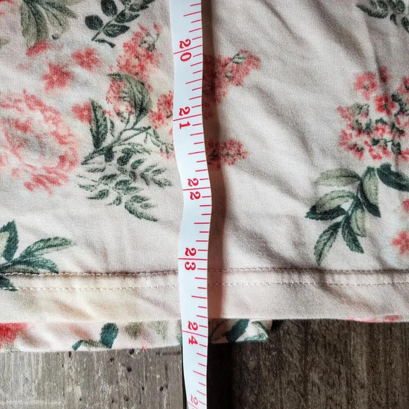 Flora by Flora Nikrooz Sleeveless Floral Blouse Keyhole Back Size Large - Picture 10 of 15